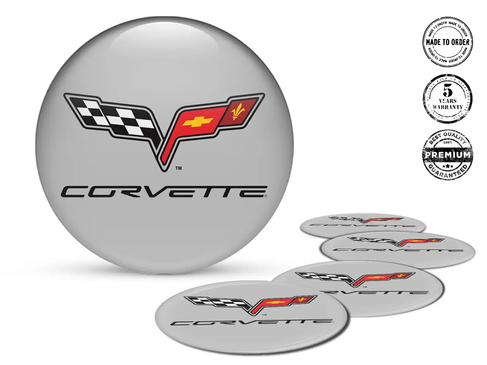 Chevrolet  Felgenaufkleber Edition Epoxy-Dome-Upgrade